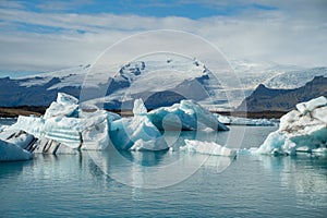 Jokulsarlon Glacier Lagoon in East Iceland