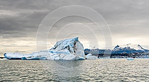 Jokulsarlon Glacier Lagoon in the eastern part of Iceland