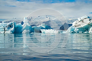 Jokulsarlon Glacier Lagoon in Iceland