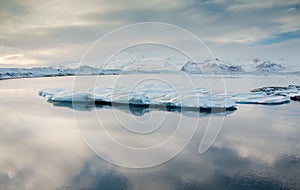 Jokulsarlon glacier lake