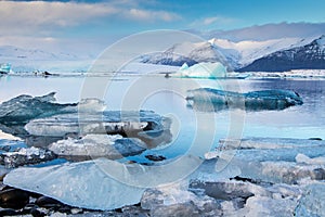 Jokulsarlon glacier lake