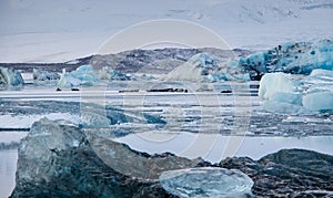 Jokulsarlon glacier lake