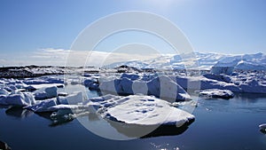 Jokulsarlon glacier lake