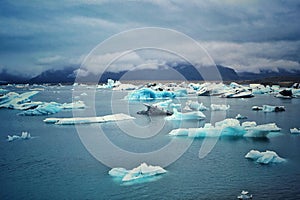 Jokulsarlon lake in Iceland