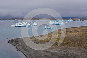 Jokulsarlon lake in Iceland