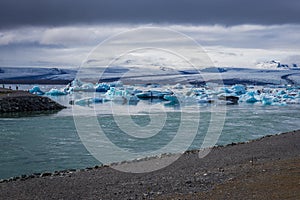 Jokulsarlon lake in Iceland