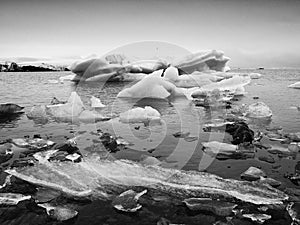 Jokulsarlon - the most famous glacier lagoon from Iceland.