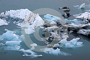 Jokulsarlon - the most famous glacier lagoon from Iceland.