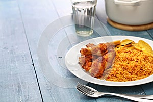 Jollof rice, west african cuisine