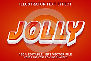 JOLLY 3d -Editable text effect
