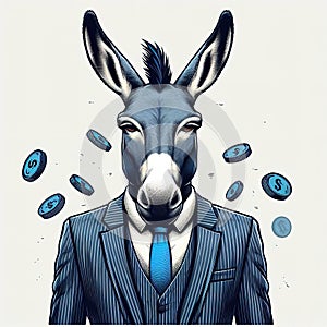 Jolly donkey BOSS. Generative AI