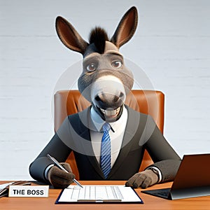 Jolly donkey BOSS. Generative AI