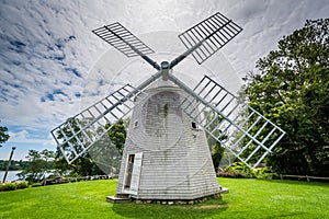 The Jonathan Young Windmill, in Orleans, Cape Cod, Massachusetts photo