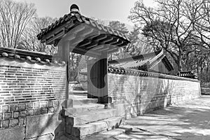 Jongmyo Confucian shrine of the Korean Joseon Dynasty in Seoul, South Korea