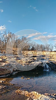 Joplin Missouri Christina Farino Waterfall in Spring