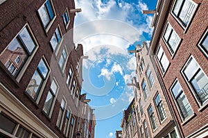 Jordaan neighbourhood architecture in Amsterdam-Centrum, the Netherlands. photo