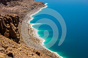 Jordan Dead Sea Salt Tourist Location