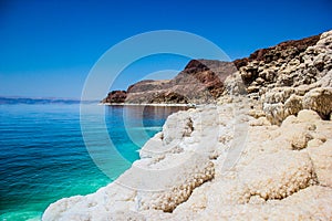 Jordan Dead Sea Salt Tourist Location
