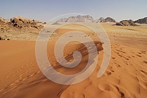 Jordan: Dune in Wadi Rum