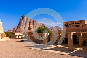 Jordan, entrance to Wadi Rum desert