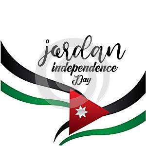 Jordan Independence Day Vector Template Design Illustration - Vector