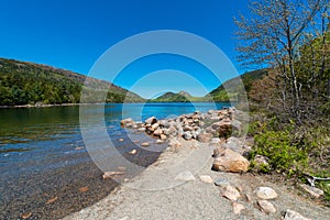 Jordan Pond in Acadia National Park, Maine