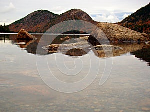 Jordan Pond in Autumn, Acadia National Park, Maine