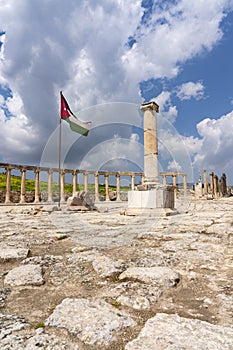 Jordan's Roman Amphitheater, Jerash, Jordan.