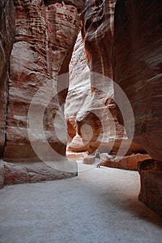 Jordan: Tourist in Petra