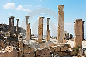 Jordan the Umm Qais Roman ruin photo