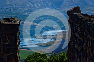 Jordan Valley landscape from Belvoir Fortress