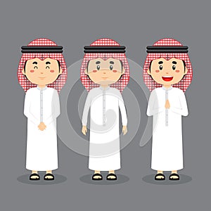 Jordania Character with Various Expression photo