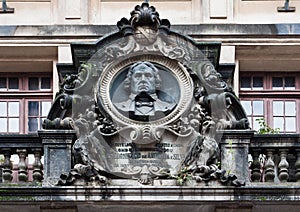 Jose Bonifacio Bust in Santos Brazil photo