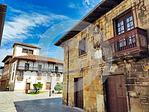 Jose Caveda y Nava birthplace, El Agua street, Villaviciosa, Asturias, Spain