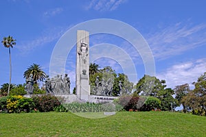 Jose Enrique Rodo monument in the parque Rodo park, Montevideo, Uruguay photo