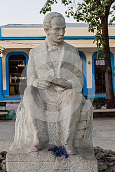 Jose Marti statue in Guantanamo, Cu