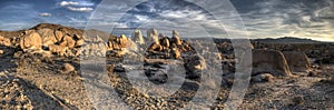 Joshua Tree National Park Rock Formation Panoramic