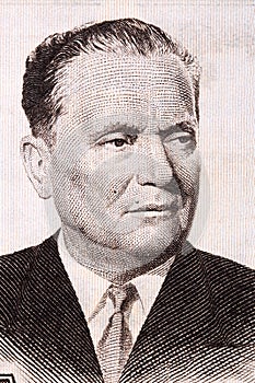 Josip Broz Tito a portrait from old money