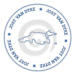 Jost Van map sticker.