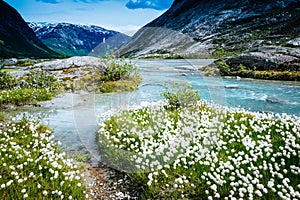 Jostedalsbreen National Park - mountains in Norway, Scandinavia