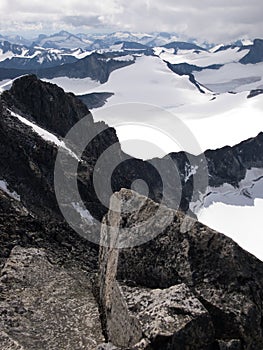 Jotunheimen from Galdhopiggen Mt., Norway