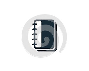 Journal Book Icon Vector Logo Template Illustration Design