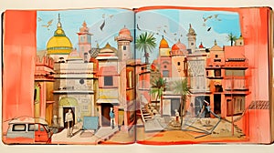 Journal and sketchbook of the diverse tapestry of India.