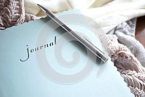 Journal in winter photo