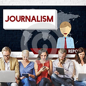 Journalism News Interview Article Content Concept