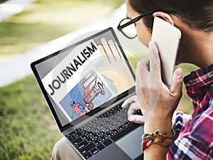 Journalism News Interview Article Content Concept