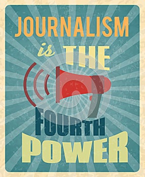 Journalism poster photo