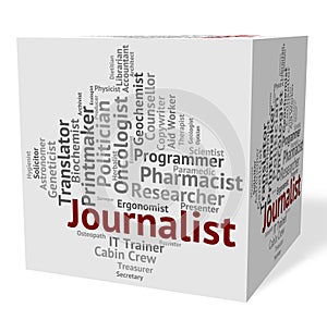 Journalist Job Represents Copy Editor And Correspondents