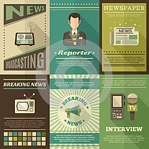 Journalist Poster Set