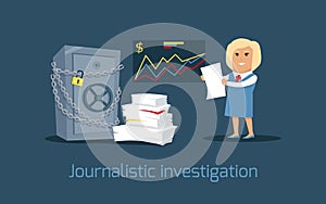 Journalistic Investigation Concept Vector Illustration